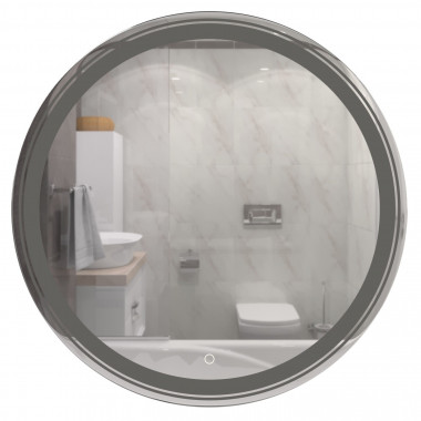 Зеркало MIXLINE "Оливия" D800 сенсорный выключатель, светодиодная подсветка