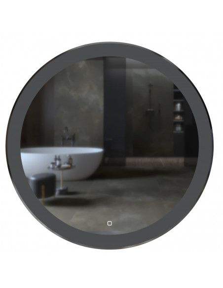 Зеркало MIXLINE "Перла" D770 сенсорный выключатель, светодиодная подсветка