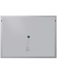 Зеркало MIXLINE "Сантана-3" 800*600 (ШВ) сенсорный выключатель, часы внешней настройки + подогрев 2