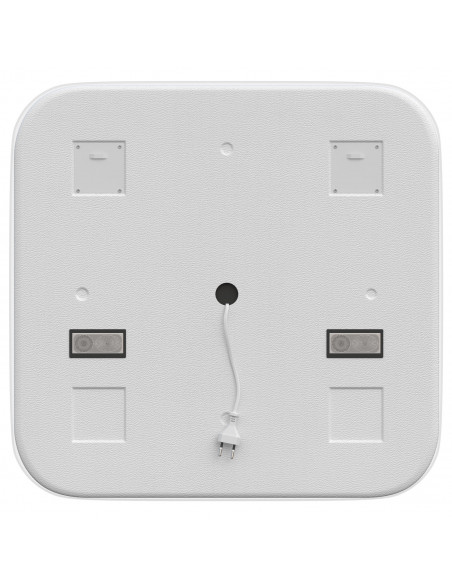 Зеркало MIXLINE "Стив-6" 800*680 (ШВ) сенсорный выключатель, часы, термометр, Bluetooth + подогрев