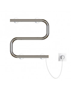 Электрополотенцесушитель ZOX S 40*40 (кнопочный выкл., 100 Вт) (Р)