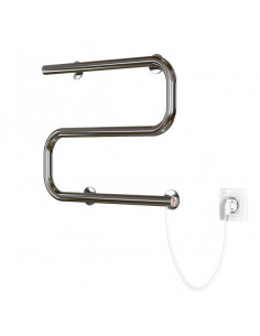 Электрополотенцесушитель ZOX S 40*50 (кнопочный выкл., 130 Вт) (Р) 2