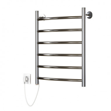 Электрополотенцесушитель ZOX ЛЦ 60*50 6 перекл ДУГА левый (кнопочный выкл., 255 Вт) (Р)