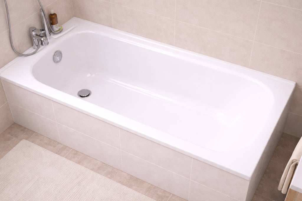 стальная белая ванна